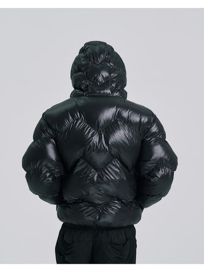 EVILKNIGHT(EK) Hooded Puffer Jacket | Face 3 Face