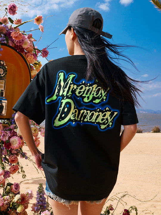 MEDM Water Drop Letters Tee