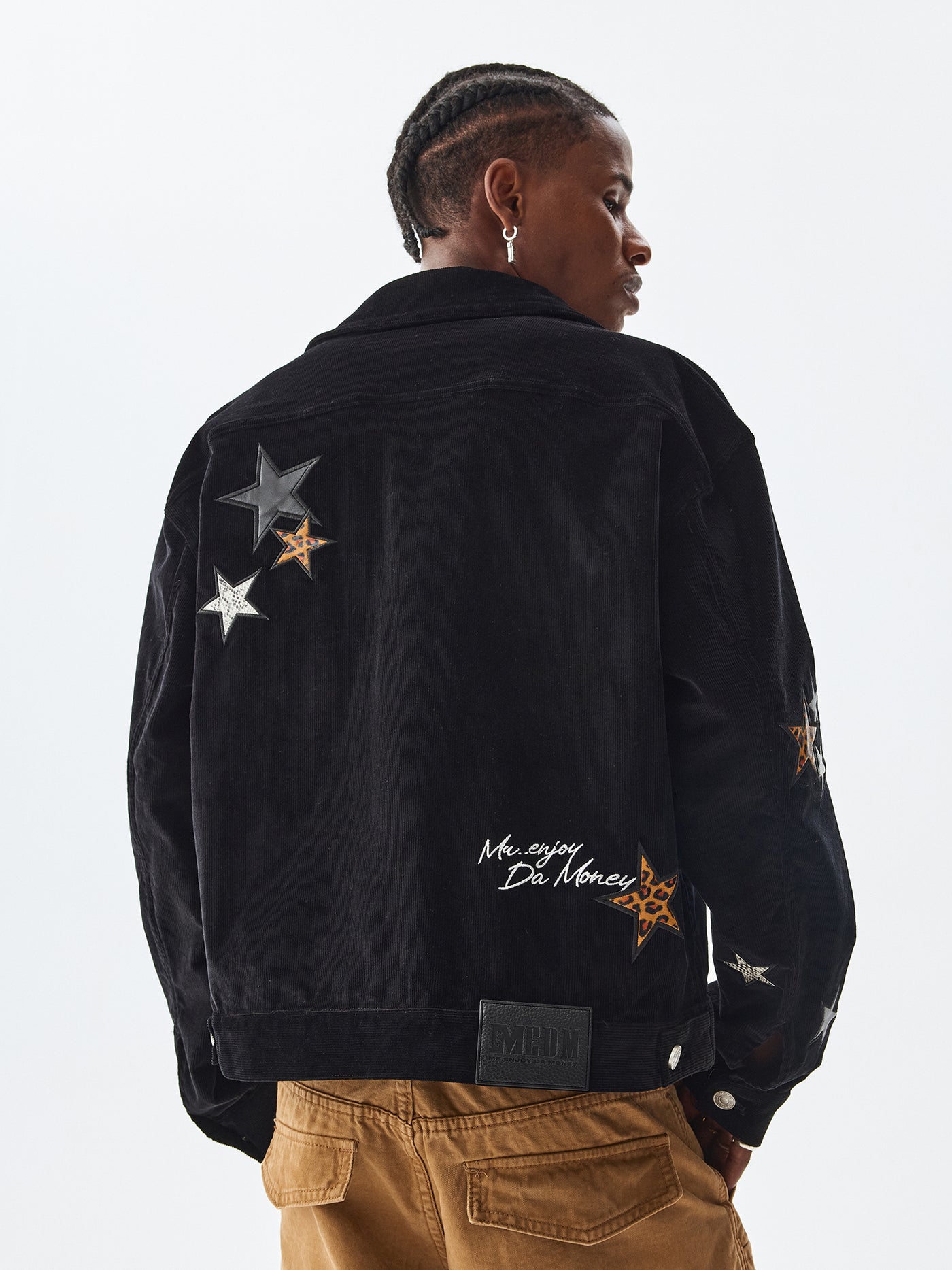 MEDM Star Studded Corduroy Jacket | Face 3 Face