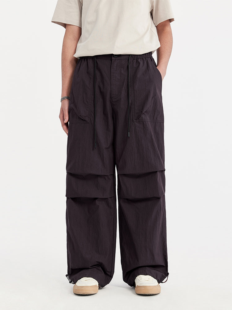F3F Select Double Pleated Paratrooper Wide Leg Work Pants
