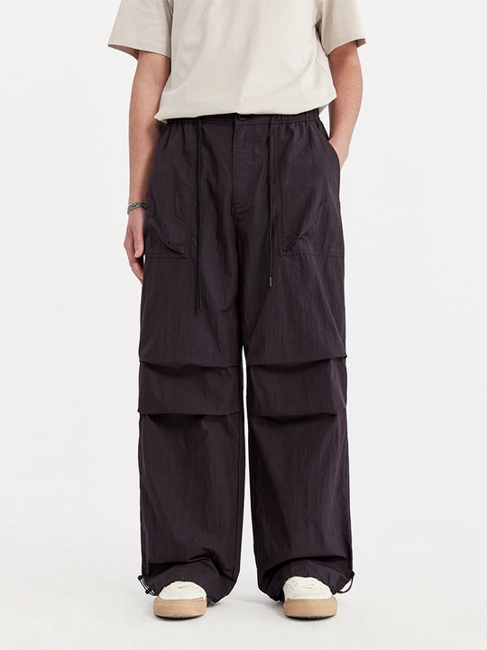 F3F Select Double Pleated Paratrooper Wide Leg Work Pants