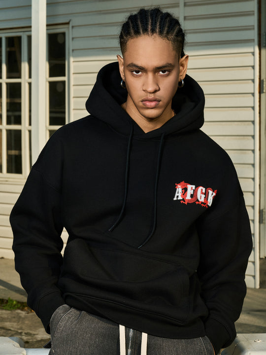 AFGK Dragon Ring Logo Hoodie