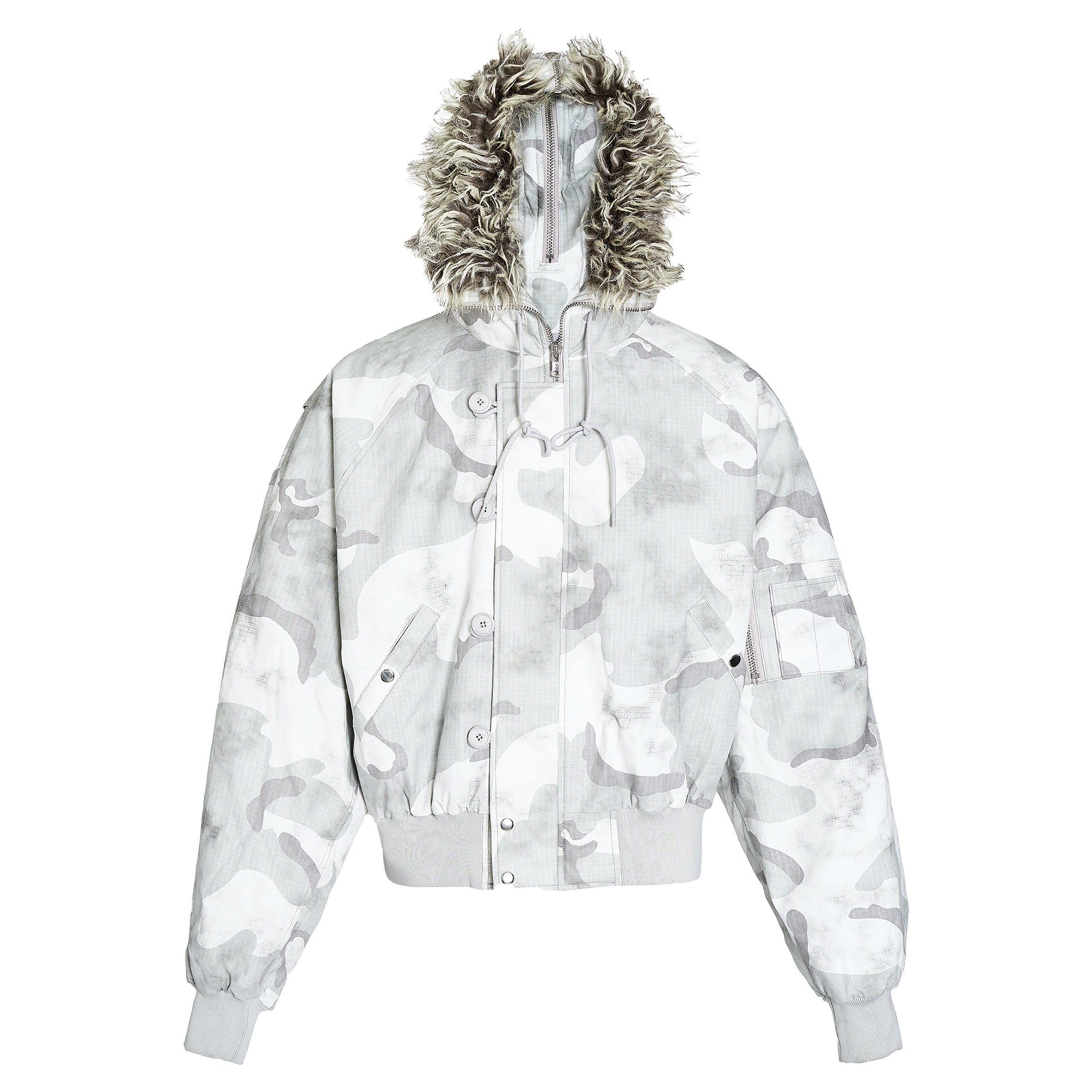 Buy Now Gray & White Camo Jacket – Face 3 Face