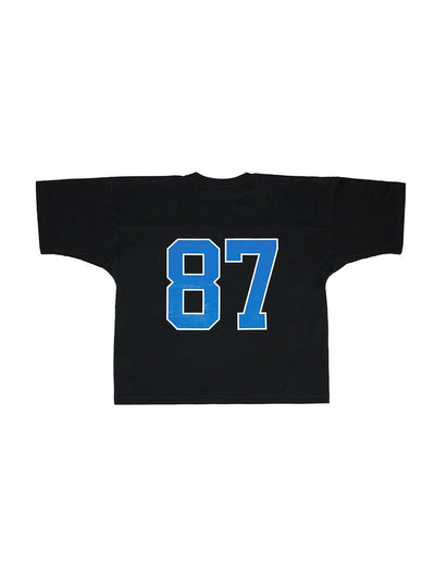 MHARF Black 87 Blue Printed Uniform Football Jersey | Face 3 Face