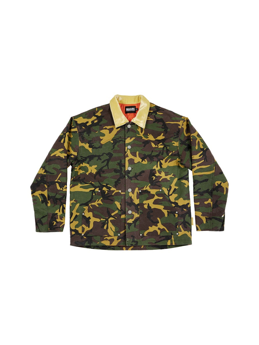 MHARF Washed Camouflage Work Jacket | Face 3 Face