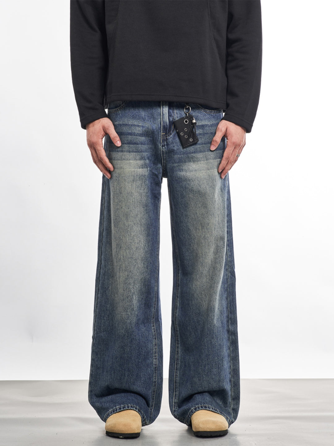 F3F Select Basic Washed Straight Jeans | Face 3 Face