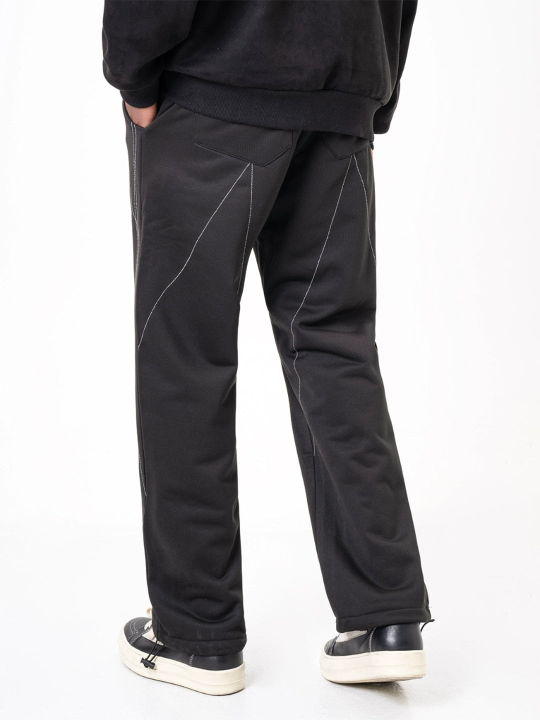 F3F Select Drawstring Splicing Line Design Sweatpants