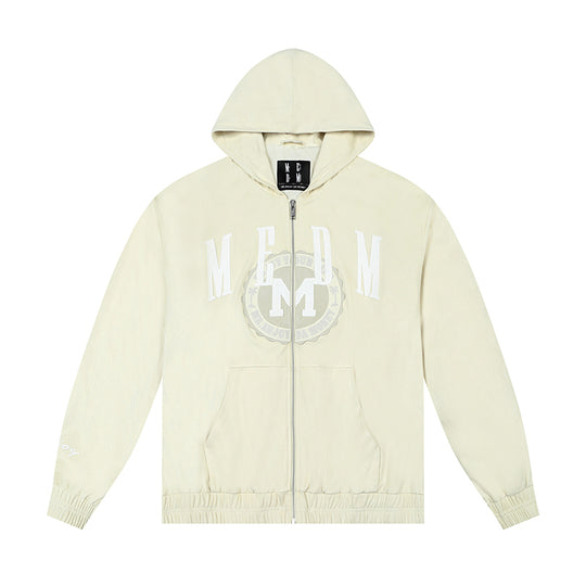 MEDM Suede Patchwork Zip Up Jacket | Face 3 Face