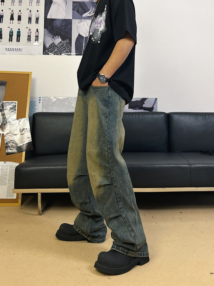 F3F Select Frayed Washed & Old Denim Jeans