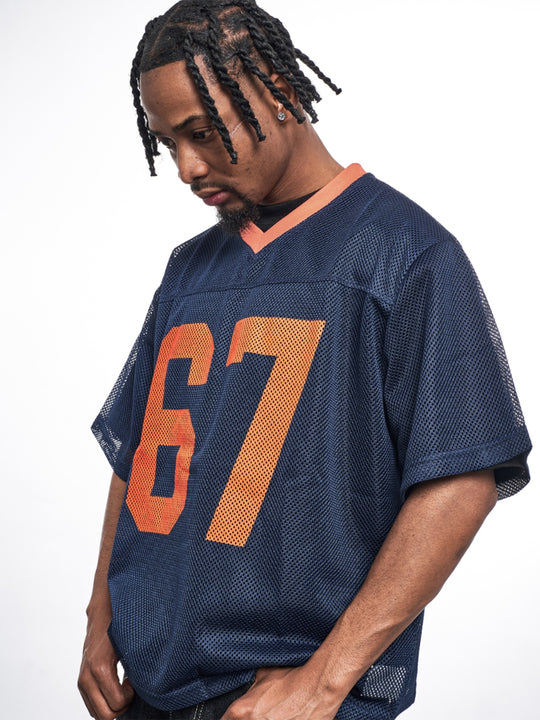 F3F Select 67 Numbering Printed Logo Mesh Hockey Jersey Tee | Face 3 Face