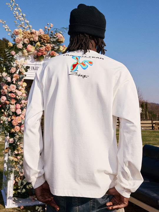 MEDM Hot Imaging Printed Long Sleeve Tee