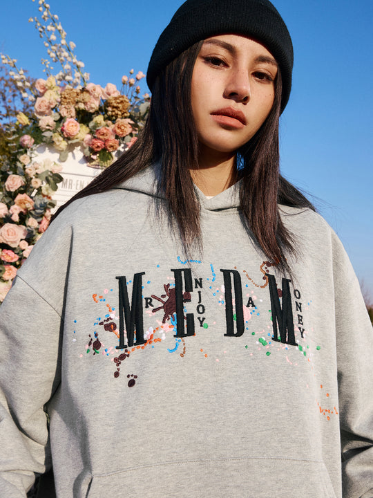 MEDM Embroidery Splash Ink Hoodie