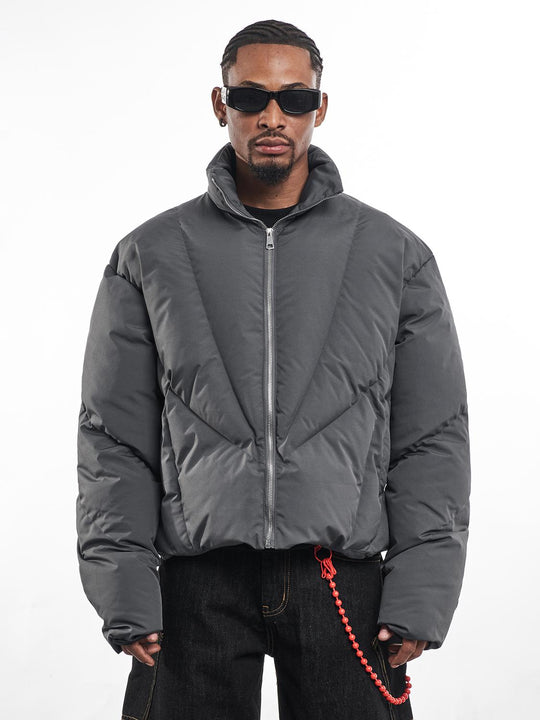F3F Select Deconstructed Lines Puffer Jacket | Face 3 Face