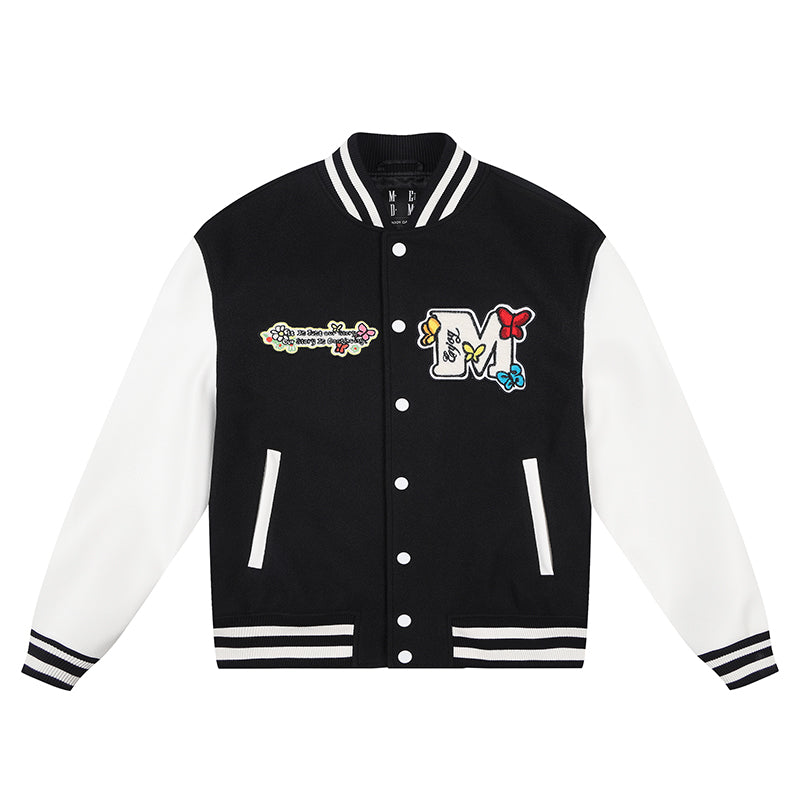 MEDM x Newmasus Butterfly Varsity Jacket | Face 3 Face