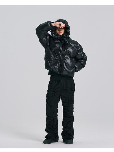 EVILKNIGHT(EK) Hooded Puffer Jacket | Face 3 Face