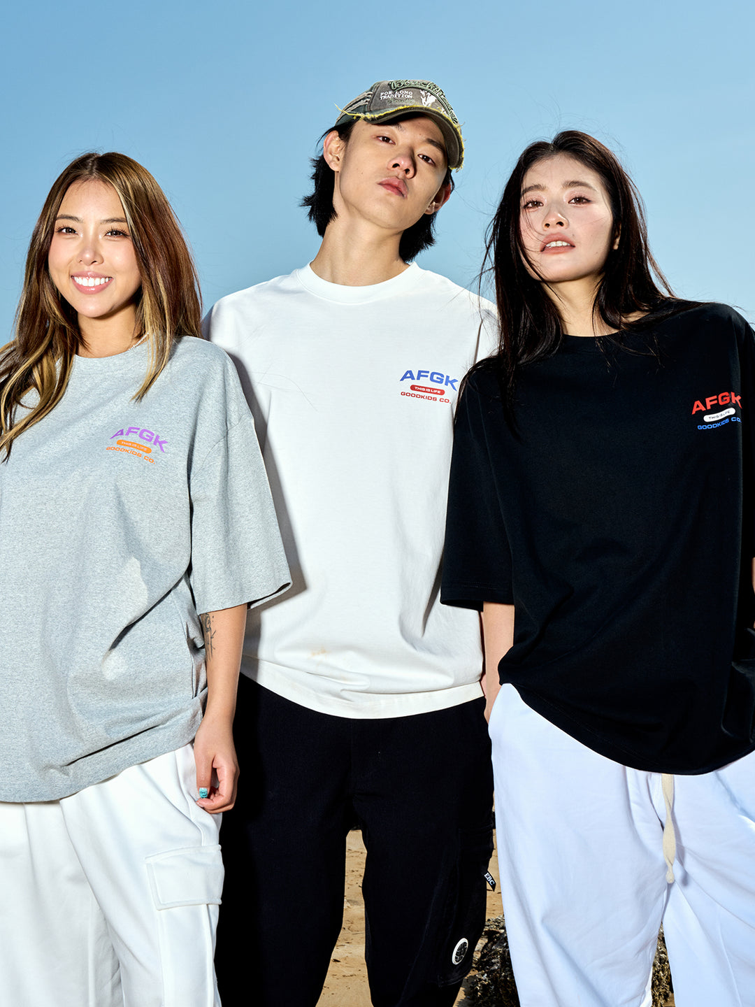 AFGK Letters Logo Printing Tee