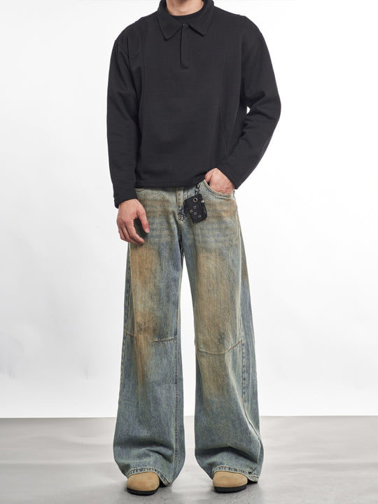 F3F Select Mud Wash Baggy Jeans | Face 3 Face