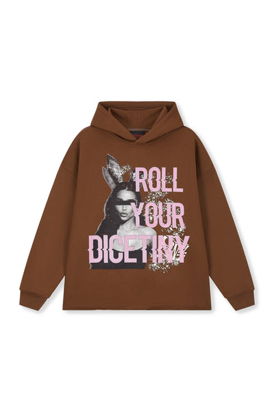 DICETINY Bunny Girl Print Hoodie | Face 3 Face