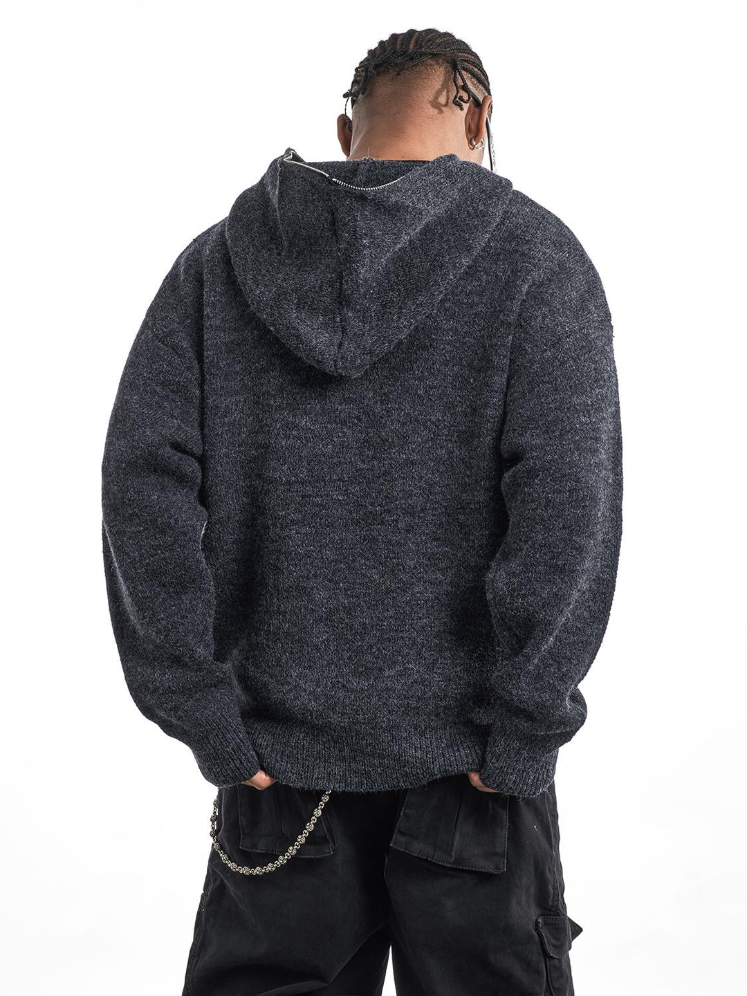 F3F Select Zip Up Knit Hoodie | Face 3 Face