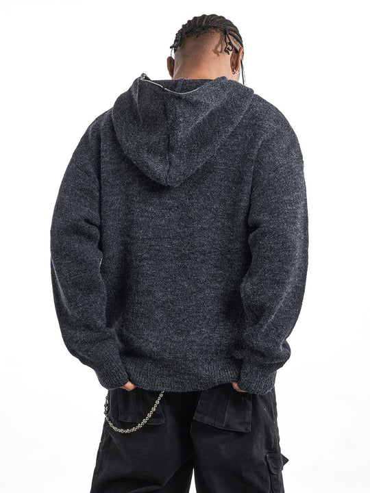 F3F Select Zip Up Knit Hoodie | Face 3 Face