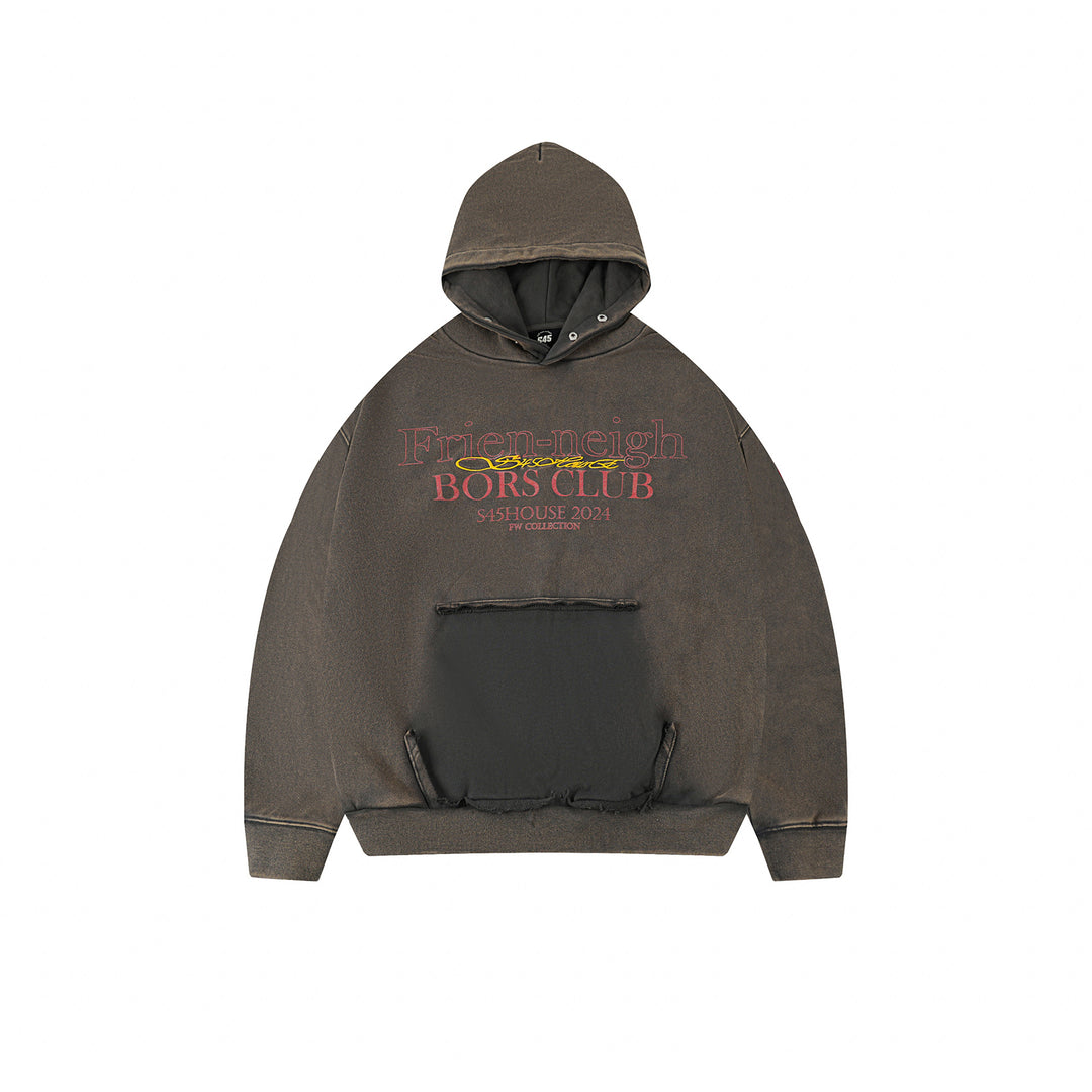 S45 Washed Aging Hoodie | Face 3 Face