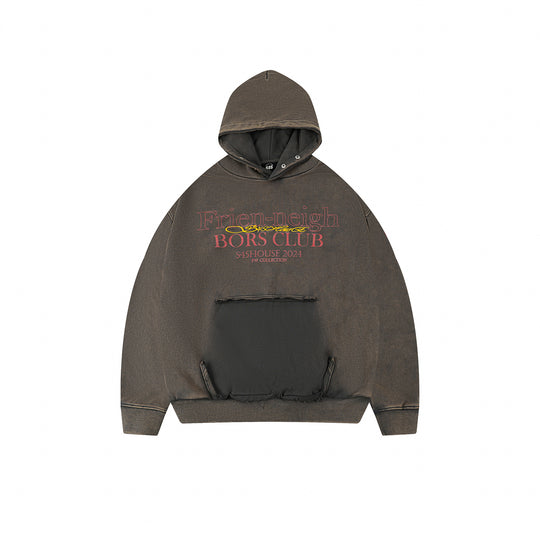 S45 Washed Aging Hoodie | Face 3 Face