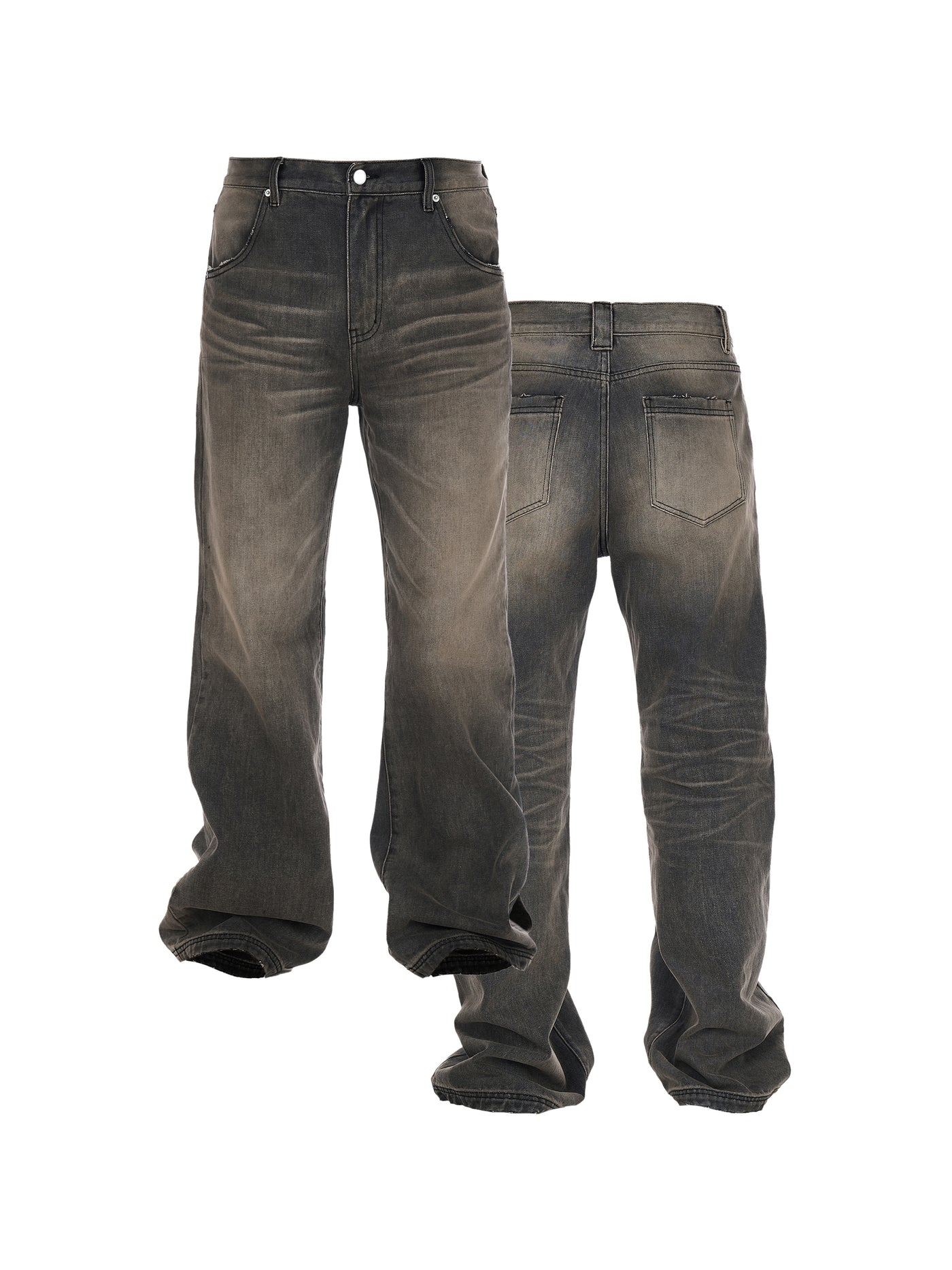 STEEPC Stonewashed Aged Ash Black Vintage Jeans | Face 3 Face