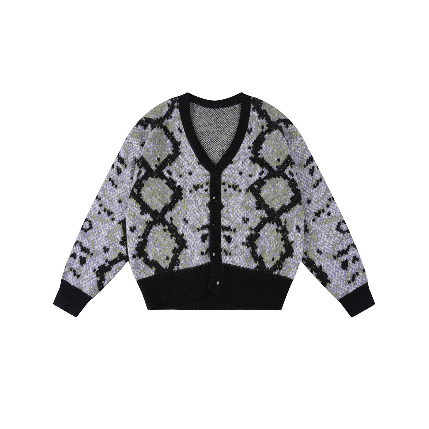 S45 Snake Jacquard Mohair Cardigan | Face 3 Face