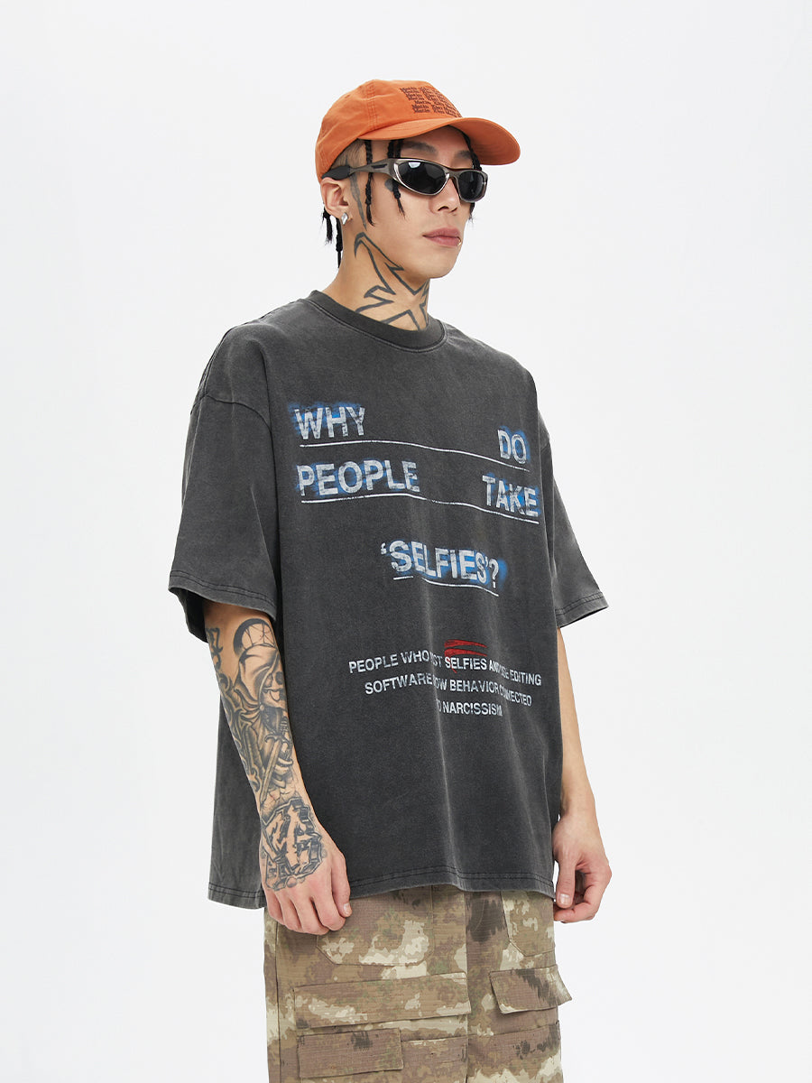 F2CE Washed Gradient Old Basic Tee