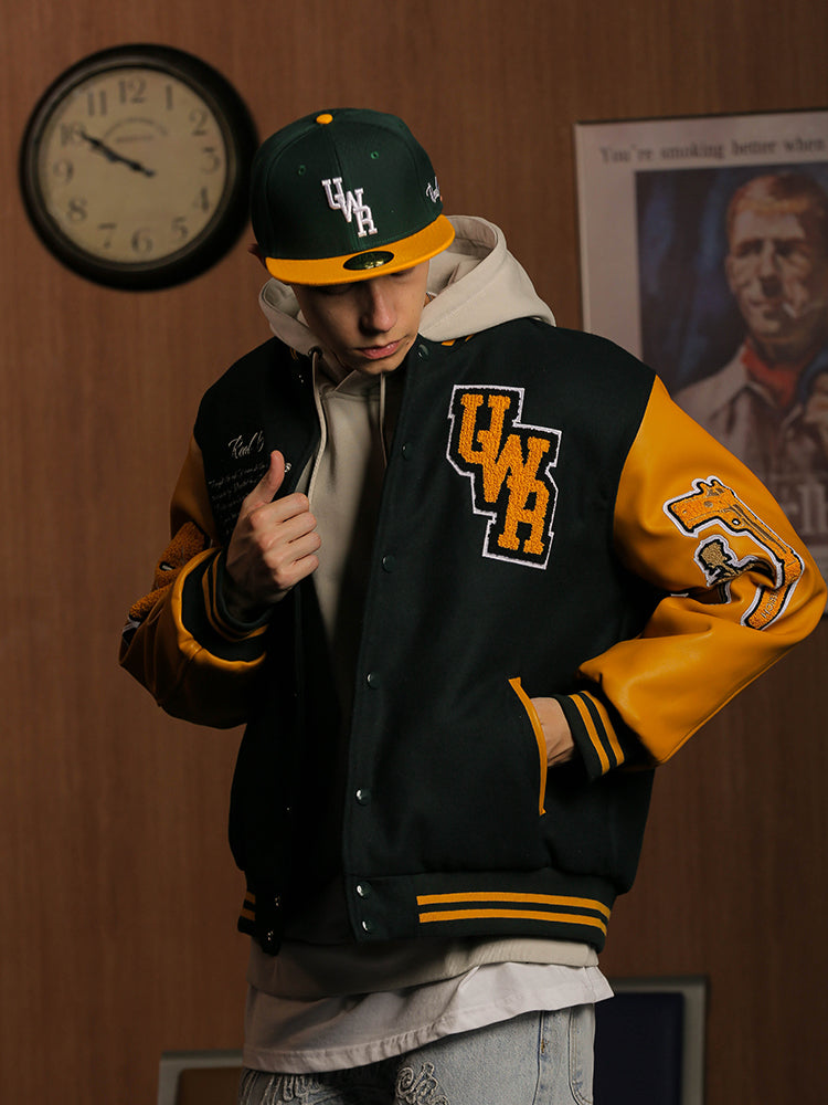 UNTILWERICH CALIFORNIA 187 Baseball Jacket | Face 3 Face