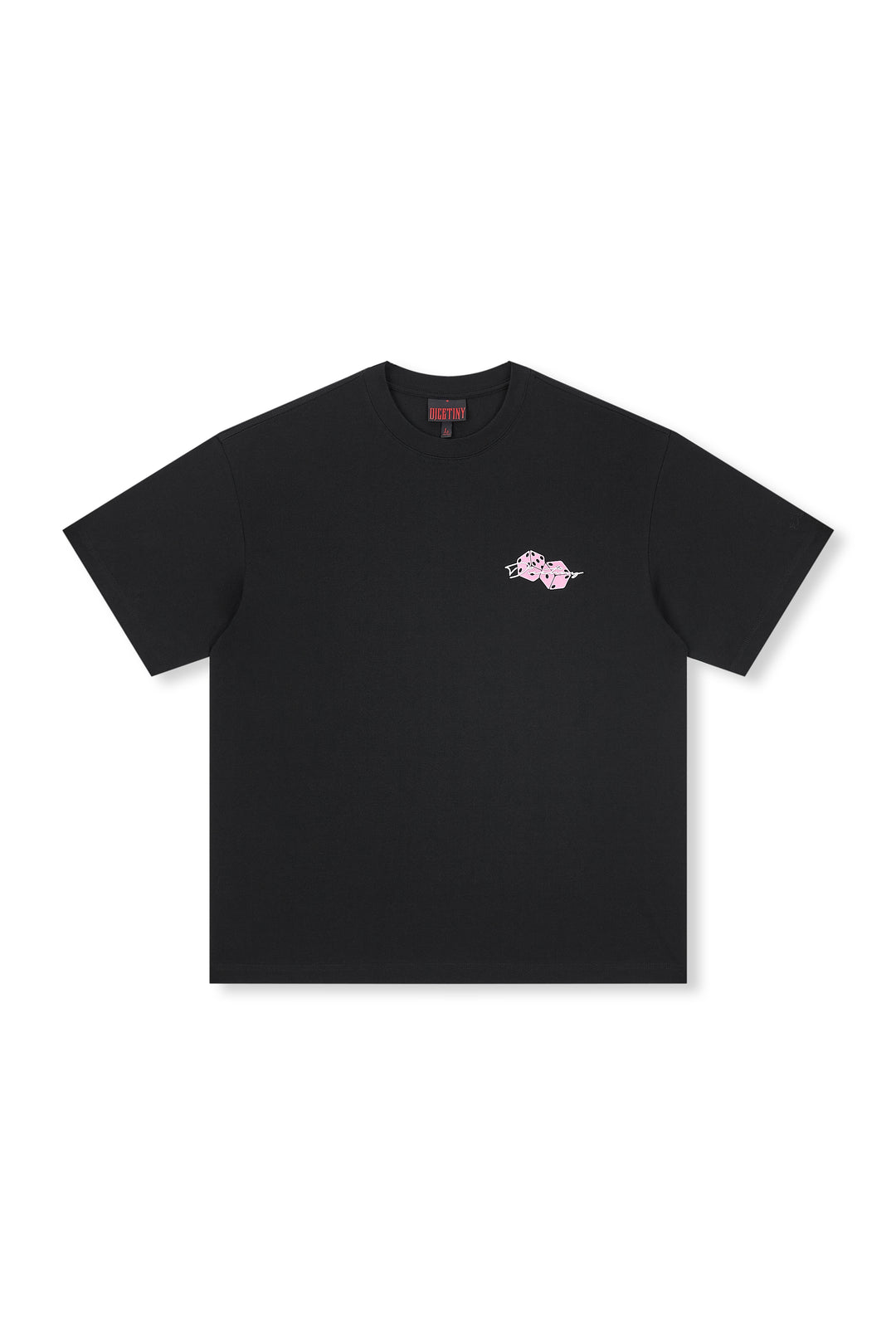 DICETINY Basic Dice Logo Embroidery Tee | Face 3 Face