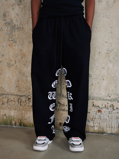 AFGK Embroidery Washed Sweatpants | Face 3 Face