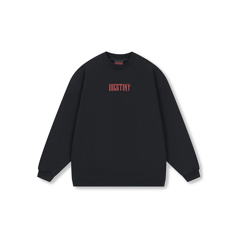 DICETINY Basic Logo Printed Sweatshirt | Face 3 Face