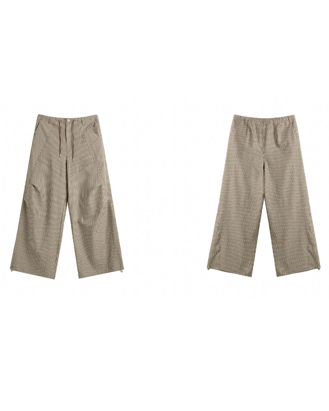 JHYQ Stripes Deconstructed Baggy Pants | Face 3 Face