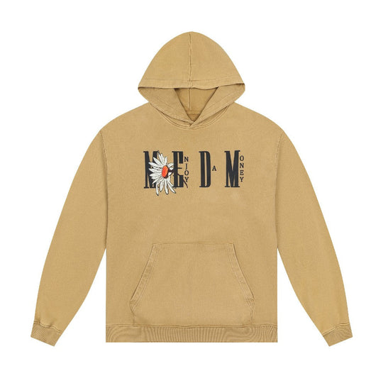 MEDM Daisy Logo Print Hoodie