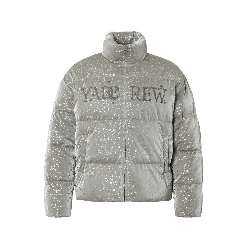 YADcrew 3D Water Bead Texture Puffer Jacket | Face 3 Face