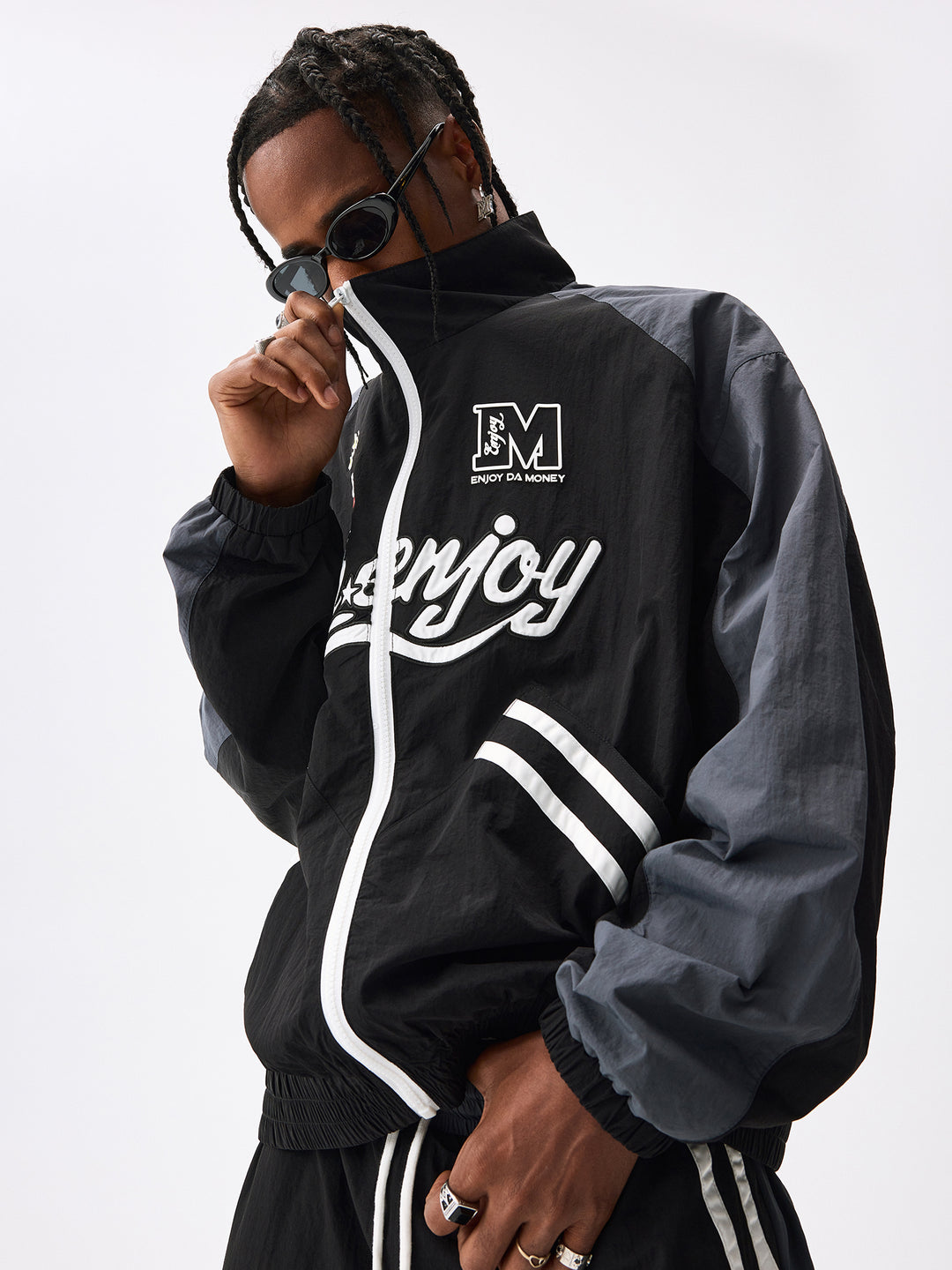 MEDM Woven Zipper Sports Jacket