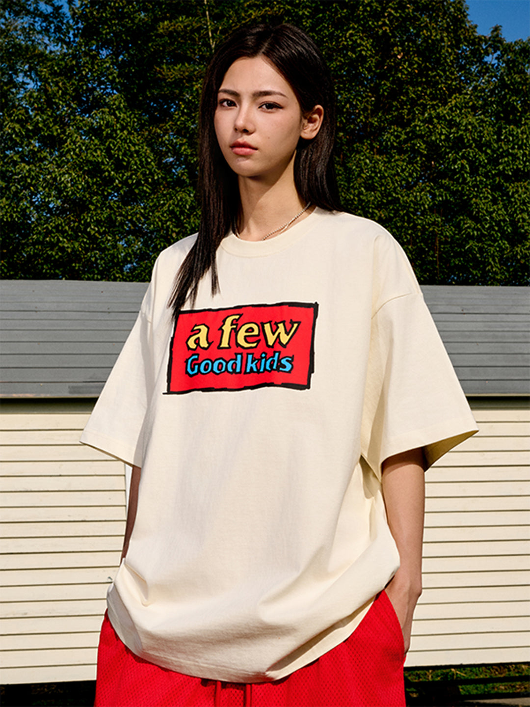 AFGK Graffiti Printing Logo Tee