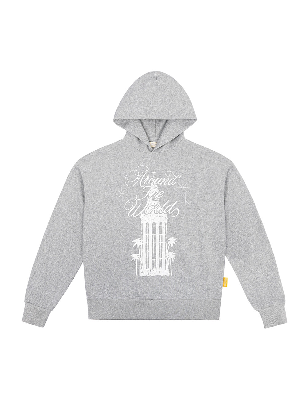 MHARF Gray House Graphic Printed Hoodie | Face 3 Face