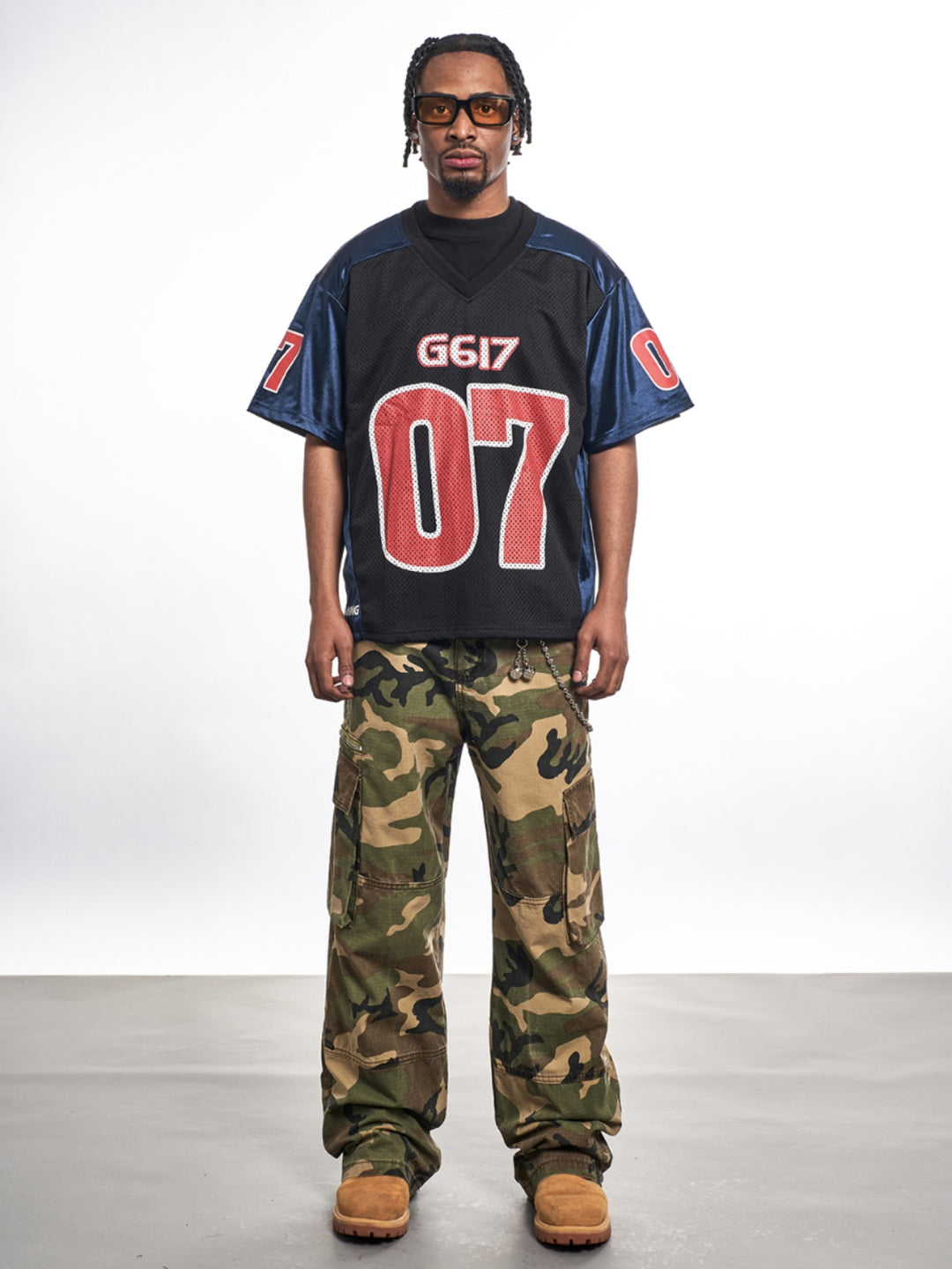 F3F Select 07 Numbering Printed Logo Mesh Hockey Jersey Tee | Face 3 Face