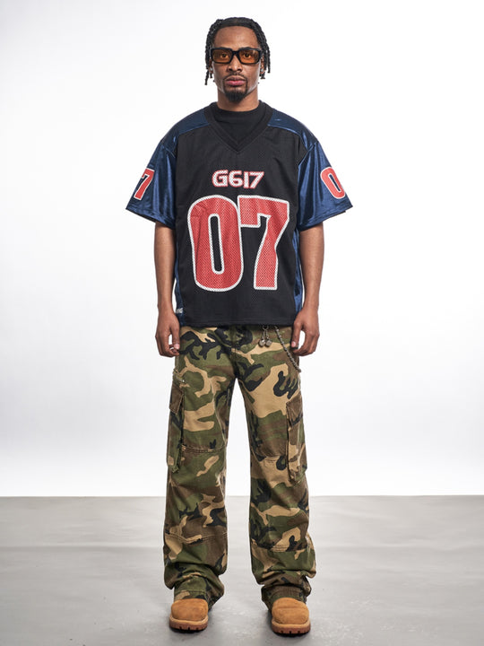 F3F Select 07 Numbering Printed Logo Mesh Hockey Jersey Tee | Face 3 Face