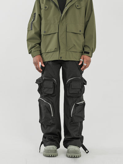 F3F Select Functional Multi Pocket Black Work Cargo Pants