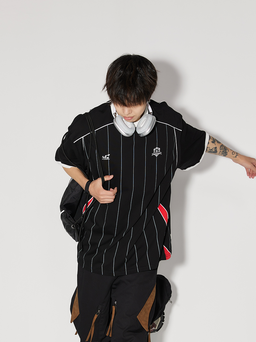 XONLIFE Striped soccer jersey Tee | Face 3 Face