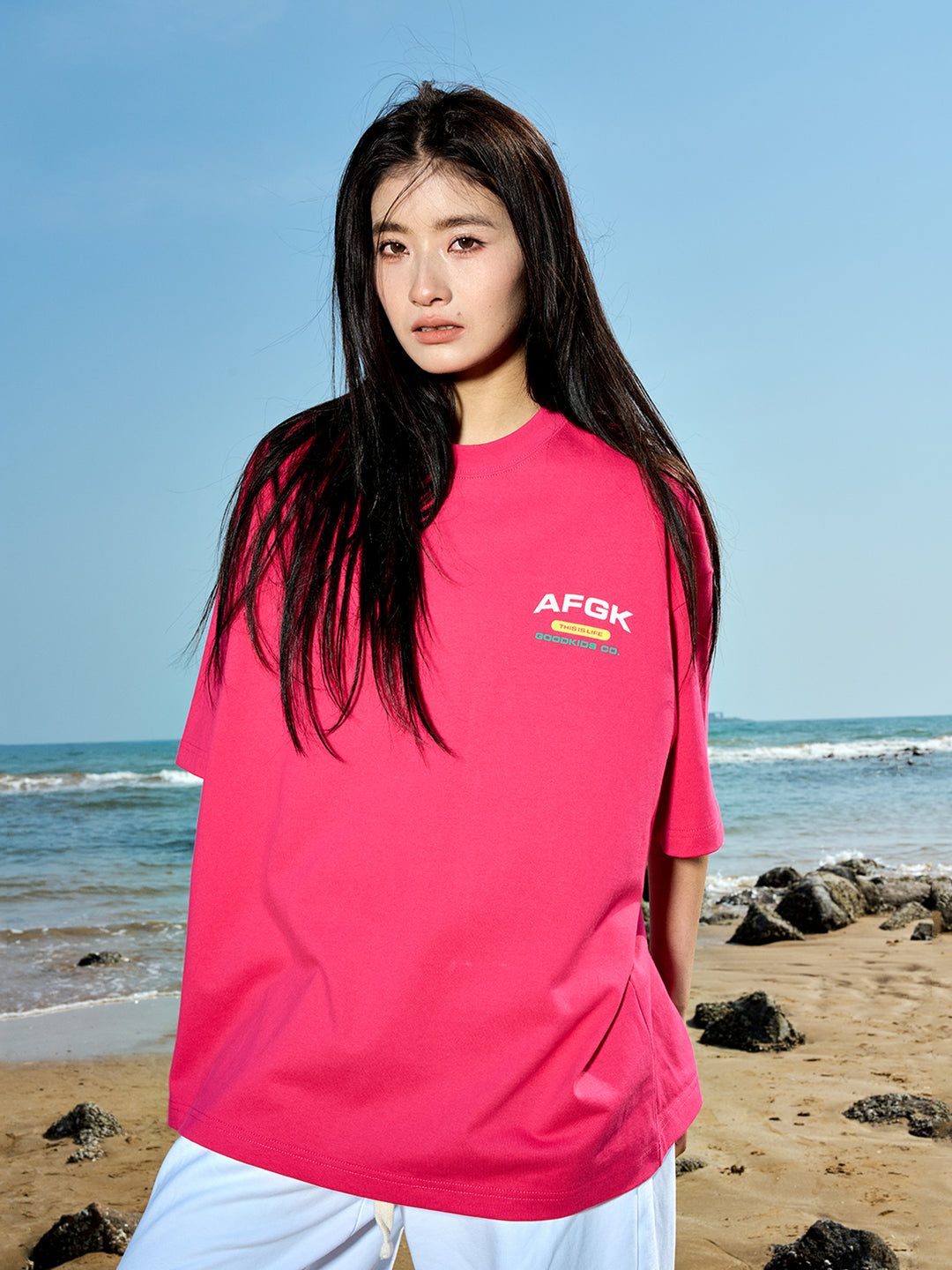 AFGK Letters Logo Printing Tee