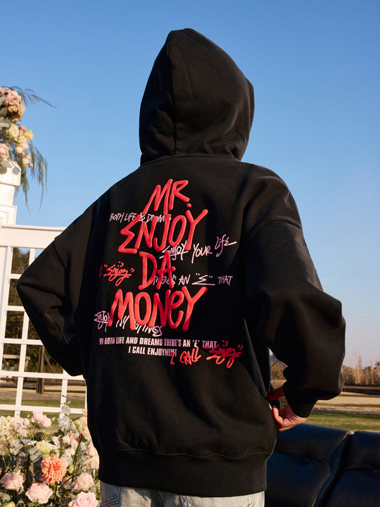 MEDM Foam Printed Graffiti Hoodie