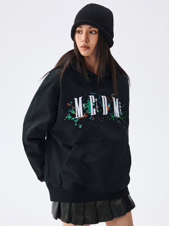MEDM Embroidery Splash Ink Hoodie