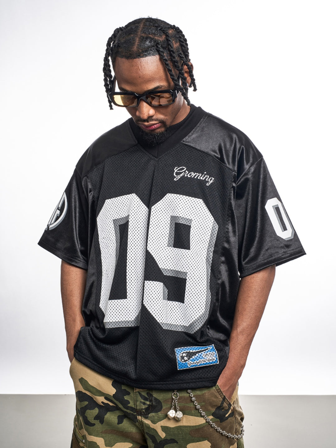 F3F Select 09 Numbering Printed Logo Mesh Hockey Jersey Tee | Face 3 Face