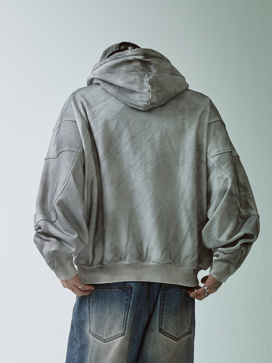 F2CE Dirty Dye Printed Hoodie | Face 3 Face