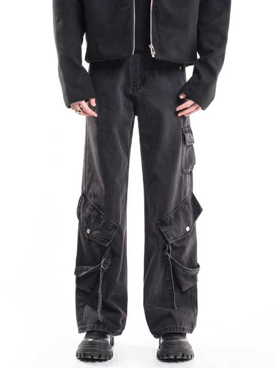 F3F Select Vintage Draped Multi Pockets Work Pants