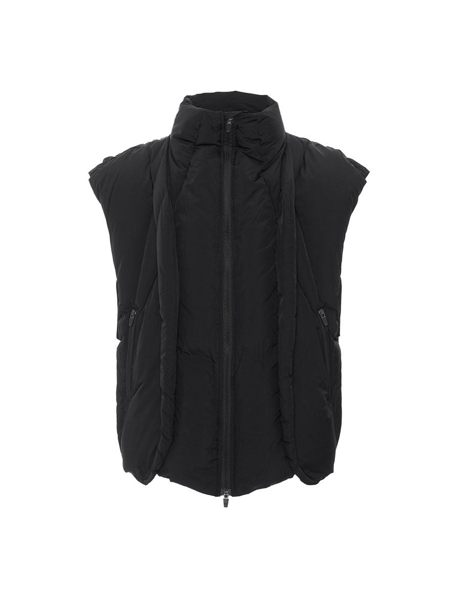 STEEPC Quilted Structure Detachable Vest Down Jacket | Face 3 Face